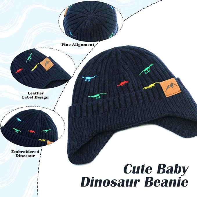 POXIMI Baby Boy Winter Hat Toddler Warm Beanie Girl Knit Hats - Image 4