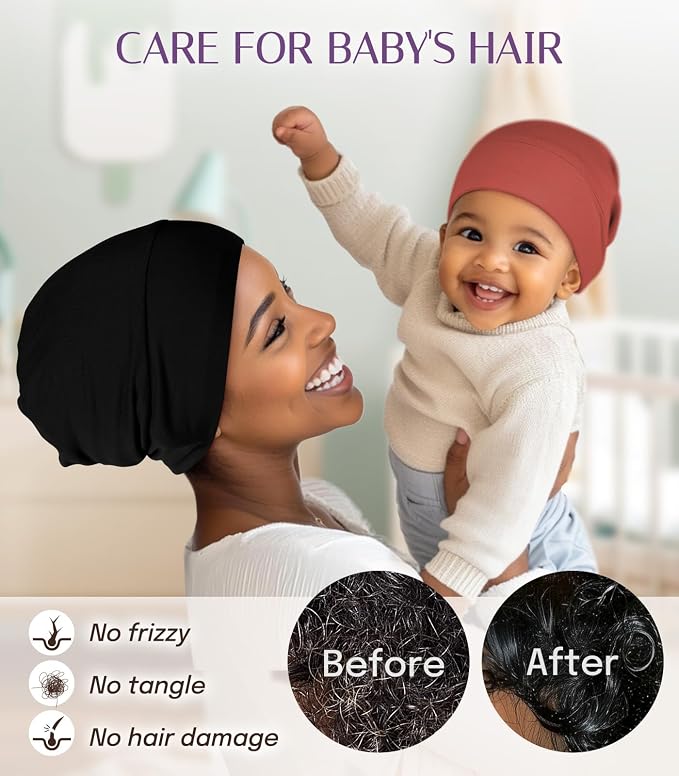 OLESILK Silk Baby Bonnet for 0-6 Months - Image 3
