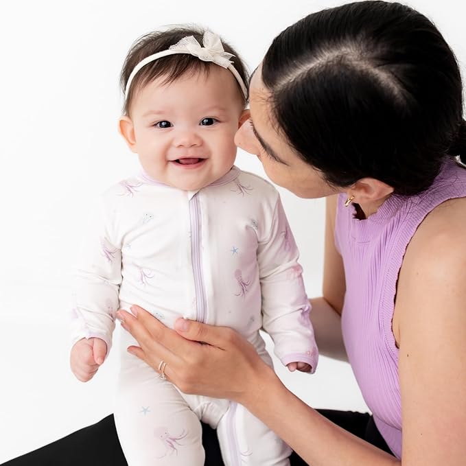 Bamboo Little Soft Baby Footie Pajamas, Baby Clothes, Newborn Sleepers - Image 7