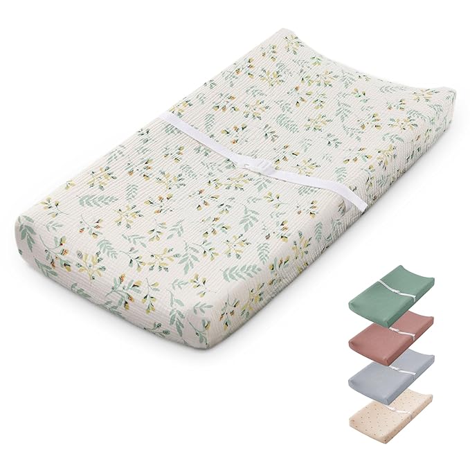 Blissful Diary Muslin Baby Changing Pad by ForEveryBabysBetterLife