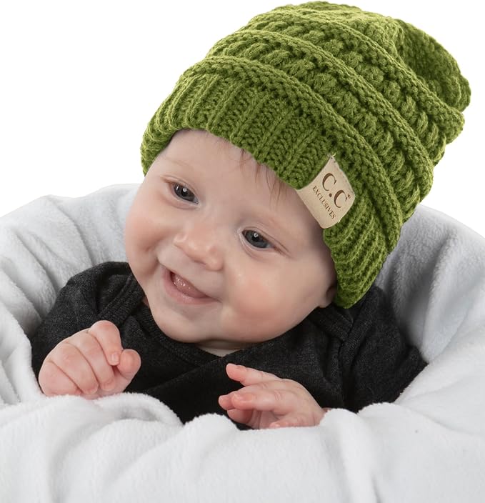 Funky Junque Baby Winter Hat – Cute Newborn Hats, Cozy Warm Infant Beanie by FunkyJunque