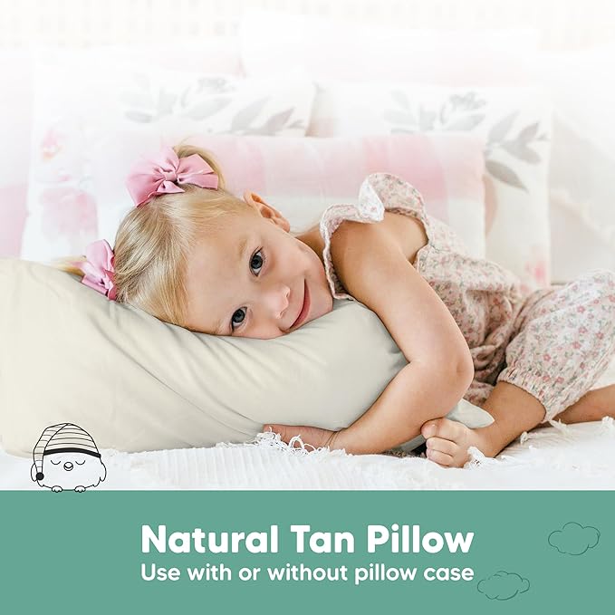 KeaBabies 2-Pack Toddler Pillow 13x18 - Image 6