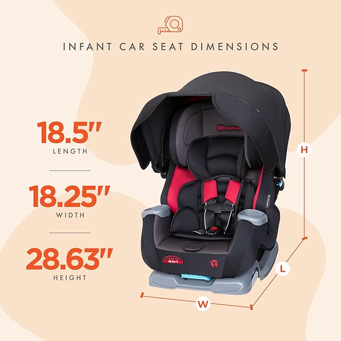 Baby Trend Cover Me™ 4-in-1 Convertible Car Seat - Image 3