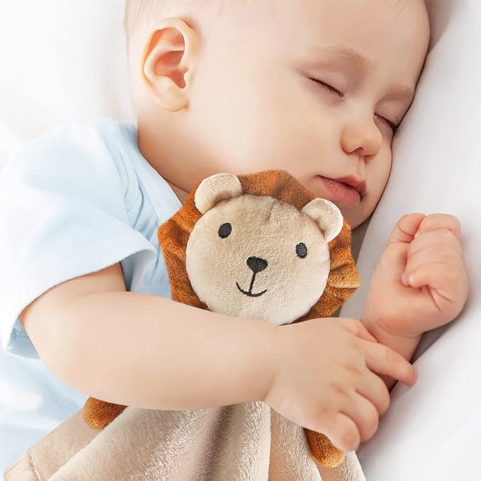 Pro Goleem Lion Security Blanket, Soft Lovey Unisex Lovie Baby Gift - Image 2