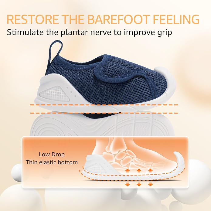 Baby Boys Girls First Walking Shoes Wide Toe Box Infant Sneakers Lightweight - Image 8