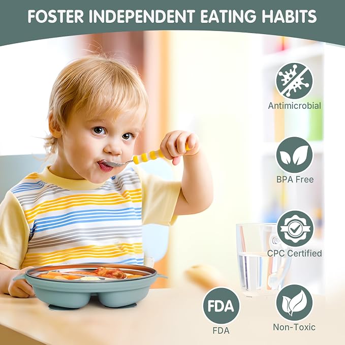 Stainless Steel Toddler Plates - Image 6