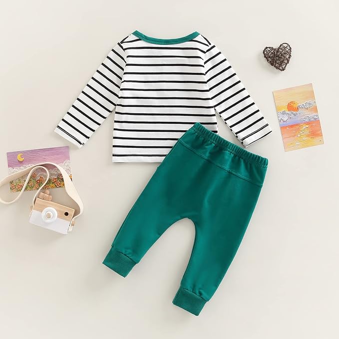Toddler Baby Boy Clothes Solid Color Long Sleeve Crewneck Sweatshirt Top Casual - Image 7