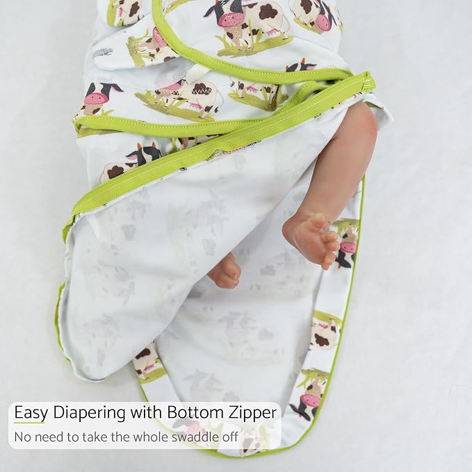 LollyBanks Baby Swaddles, 100% Organic Cotton Swaddle - Image 3