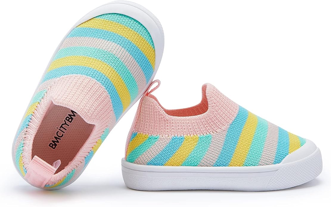 BMCiTYBM Baby Sneakers Girls Boys Lightweight Breathable Mesh First Walkers - Image 4
