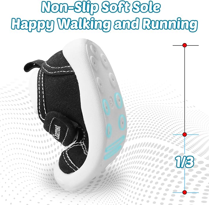 Baby Walking Shoes Toddler Girl Boy Soft Sole Breathable Cotton Canvas Shoes - Image 4