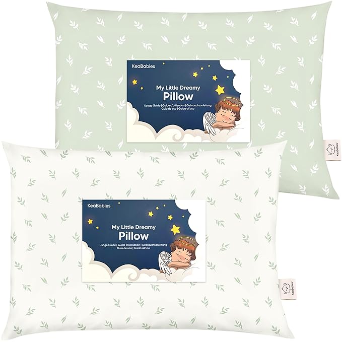 KeaBabies 2-Pack Toddler Pillow 13x18 by KeaBabies