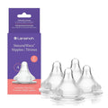 Lansinoh NaturalWave Baby Bottle Nipples, Fast Flow, Size F, 6+ Months by Lansinoh
