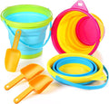 Realspring 3 Sets Collapsible Sand Buckets by Realspring