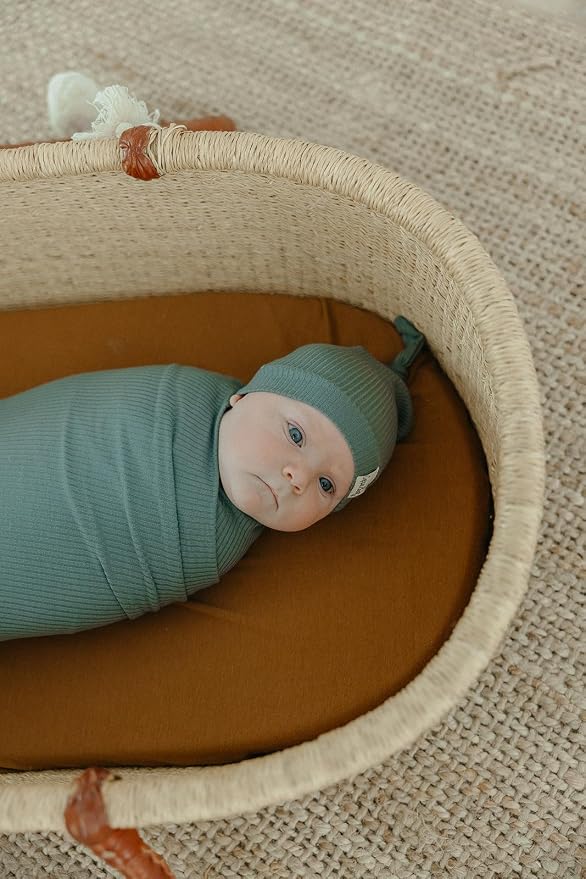 Copper Pearl Baby Swaddle Blanket - Image 7