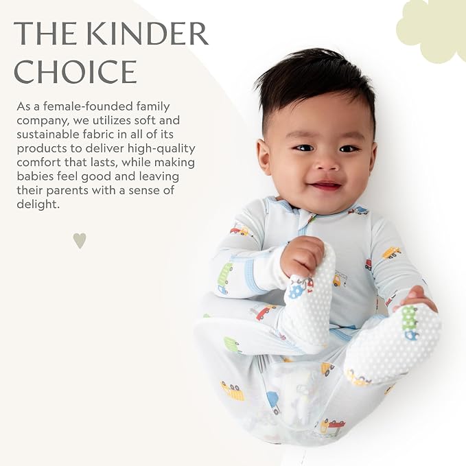 Bamboo Little Soft Baby Footie Pajamas, Baby Clothes, Newborn Sleepers - Image 6