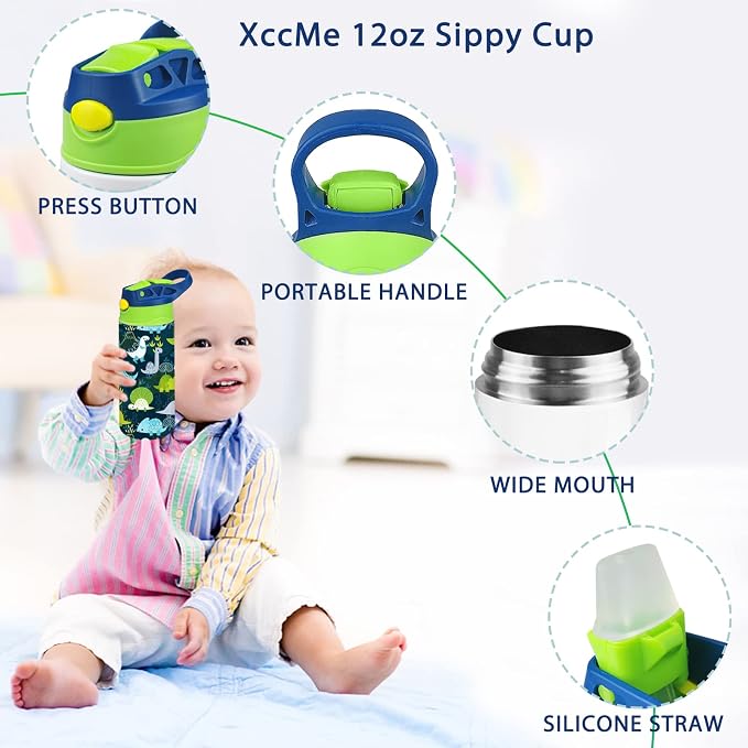 Kids Sublimation Tumbler, 12oz Sublimation Water Bottle Blanks, Straight - Image 5