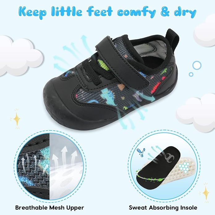 Scurtain Baby Shoes Boy Girl First Walking Shoe Infant Crib Breathable Sneakers - Image 5