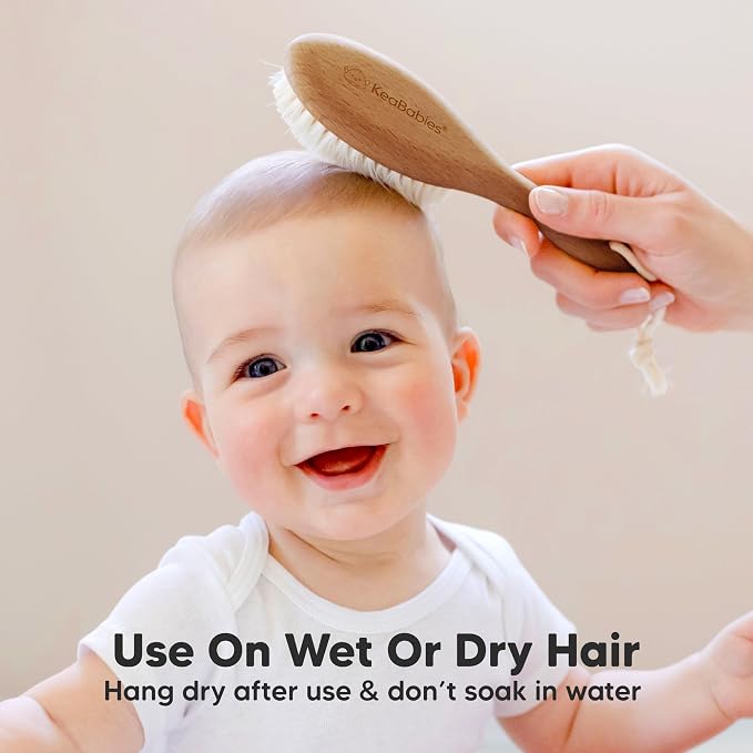 Wooden Baby Hair Brush - Image 6