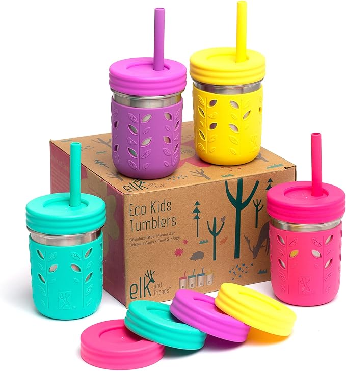 Elk and Friends 10oz Stainless Steel Kids + Toddler Drinking Cups | The by ElkandFriends