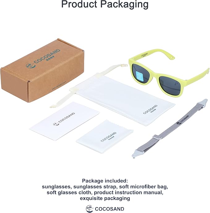 COCOSAND Flexible Baby Sunglasses - Image 2