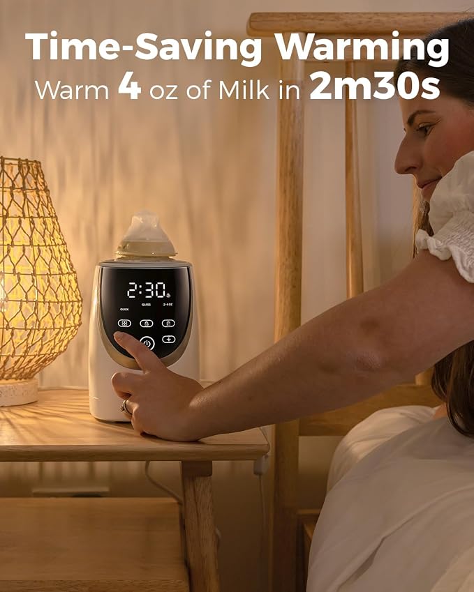 Papablic NutriWarm™ Swirlable Bottle Warmer – Advanced Nutrient-Preserving - Image 7