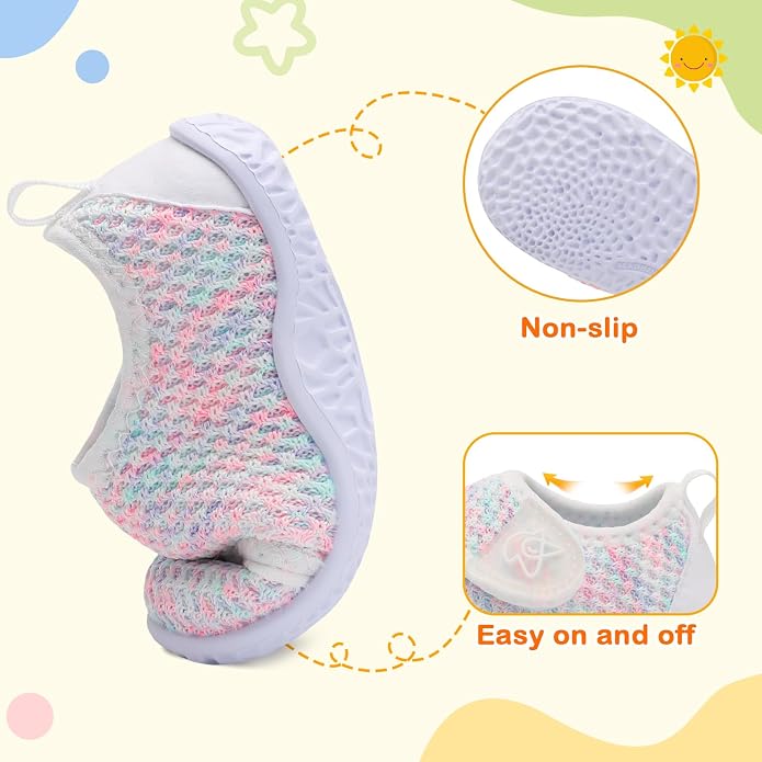 LeIsfIt Baby Shoes Boys Girls First Walking Shoes Non-Slip Infant Sneakers - Image 6
