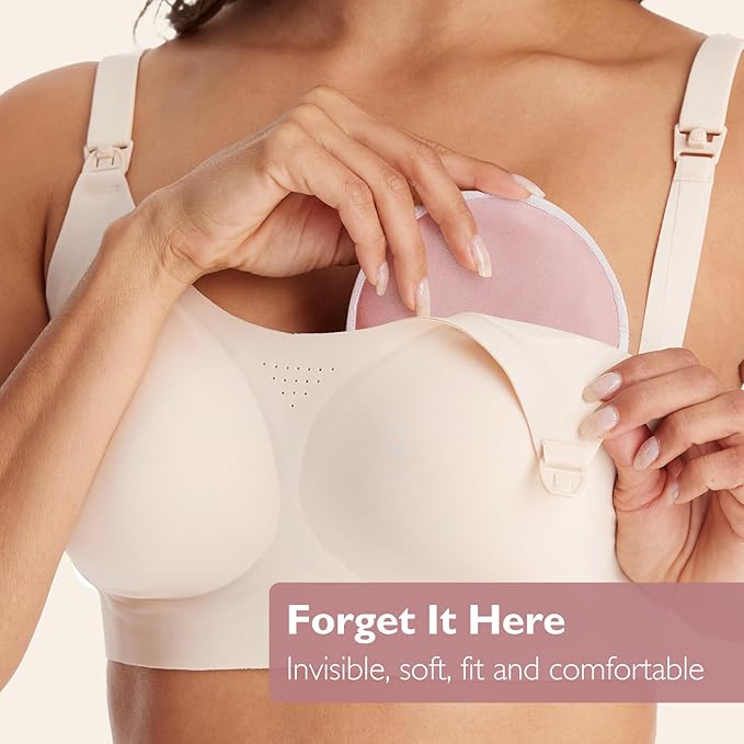 Momcozy Reusable Breast Pads 6 Count, Ultra Thin Washable Nursing Pads - Image 9