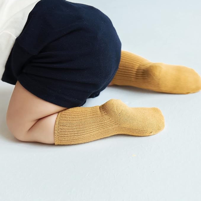 Toddler Socks Unisex Baby Baby Crew Cotton Cuff Socks - Image 4