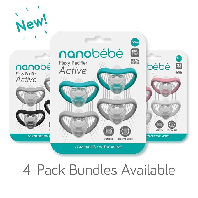 Nanobebe Active Baby Pacifiers 4-36 Months - Image 6