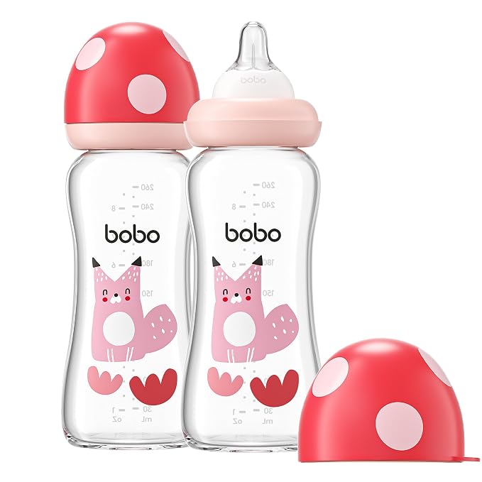 YOHKOH Natural Glass Baby Bottle by Home
