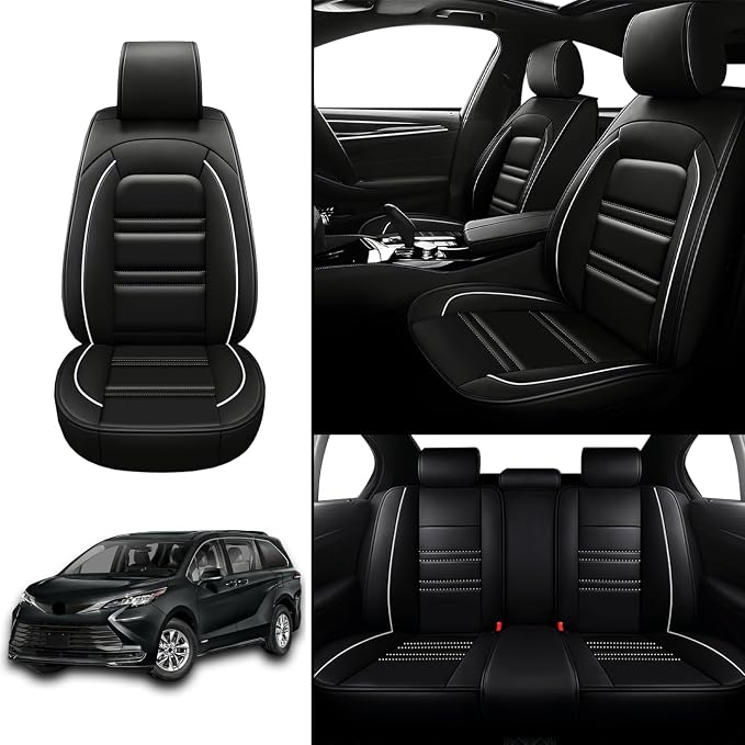 Seat Covers for Toyota Sienna 2004-2025 | 5-Seats Leather Seat Covers - Image 2