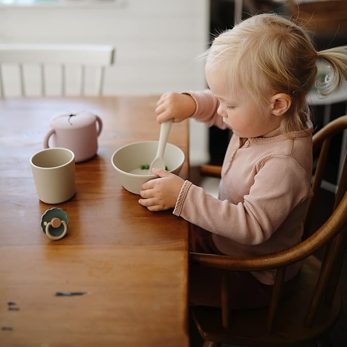 mushie Round Dinnerware Bowls for Kids | Made in Denmark - Image 5