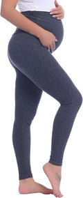 Joyaria Maternity Leggings Over The Belly Cotton Pregnancy Tight Pants Stretchy by Joyaria