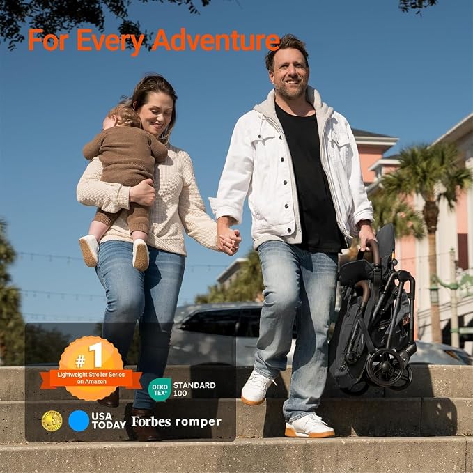 MAMAZING Lightweight Baby Travel Stroller - Image 2