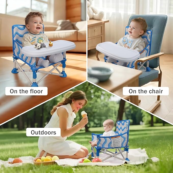 Tiny Marvels Portable 3-in-1 Baby Chair, Cozy Booster Seat, Baby Seat - Image 5