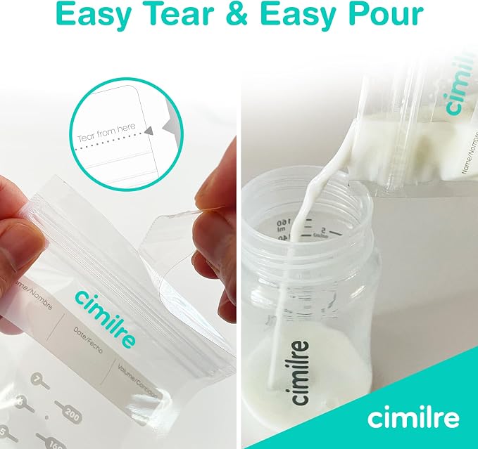E1 Portable Breast Pump & Breast Milk Storage Bags Bundle – Compact Double - Image 3
