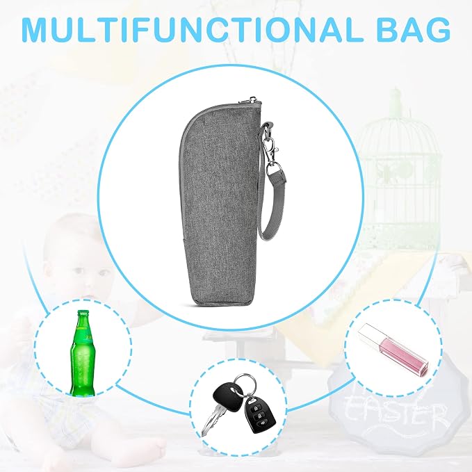 Accmor Baby Bottle Cooler Tote Bags, Insulated Breastmilk Cooler Bag, Nursing - Image 6