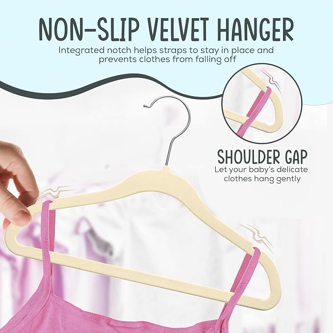 25 Premium Baby Velvet Hangers - Image 6