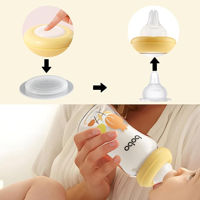 YOHKOH Glass Breast Milk Storage Bottles - Image 3