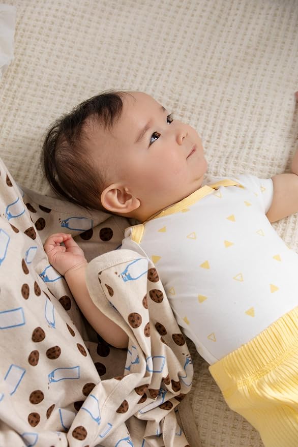 MONICA + ANDY Baby Organic Short Sleeve Jack + Jill Bodysuit - Image 4