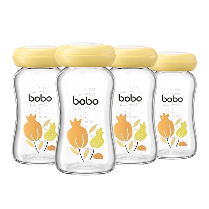 YOHKOH Glass Breast Milk Storage Bottles by Home