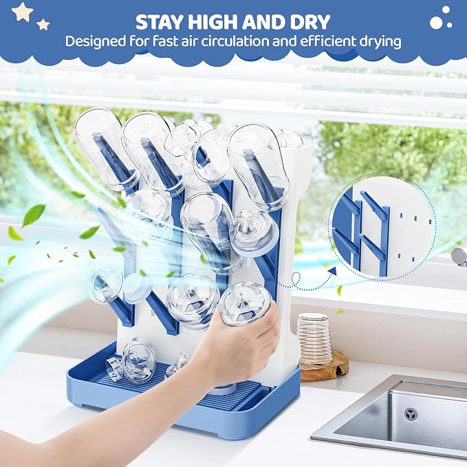 Baby Bottle Drying Rack, Baby Bottle Organizer - Image 4