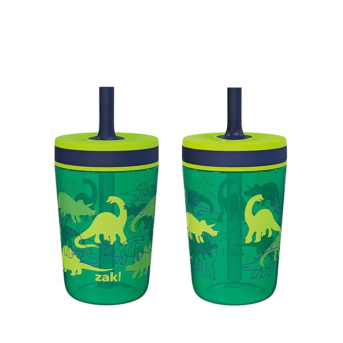 Zak Designs Kelso 15 oz Tumbler Set, Leak-Proof Screw-On Lid by ZakDesigns