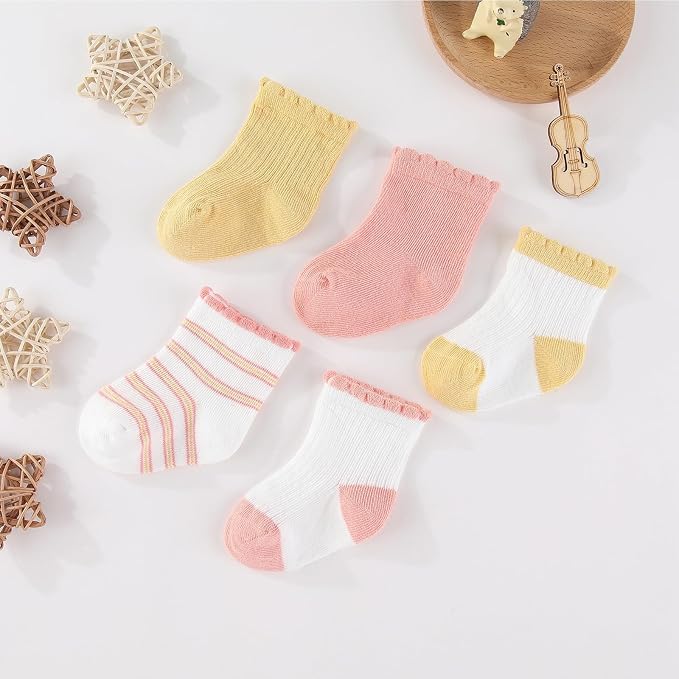 15 Pack Infant Hats Gloves Socks Unisex Baby Boy Girl Accessories Set Cotton - Image 7