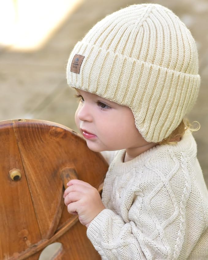 Baby Beanie Fleece Lined Toddler Winter Hat - Image 5