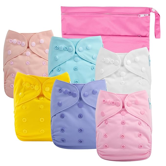 babygoal Cloth Diaper Covers 6 Pack by babygoal