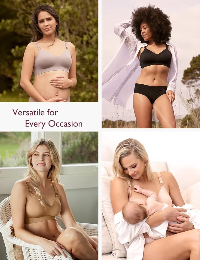 Momcozy Nursing Bras for Breastfeeding, YN21 Seamless Ultra Comfort Maternity - Image 5