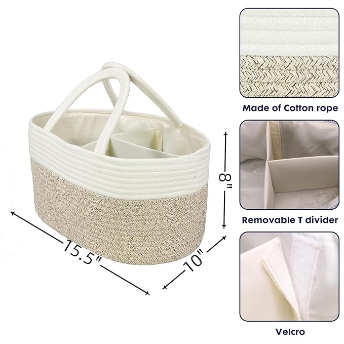 Large Baby Diaper Caddy Organizer - Image 2