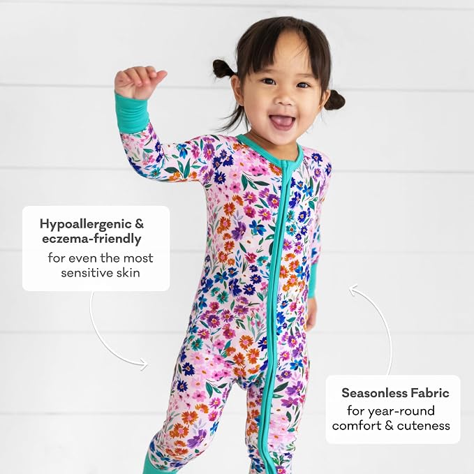 Little Sleepies Pajamas for Baby Boys & Girls, Viscose from Bamboo Baby Pajamas - Image 5