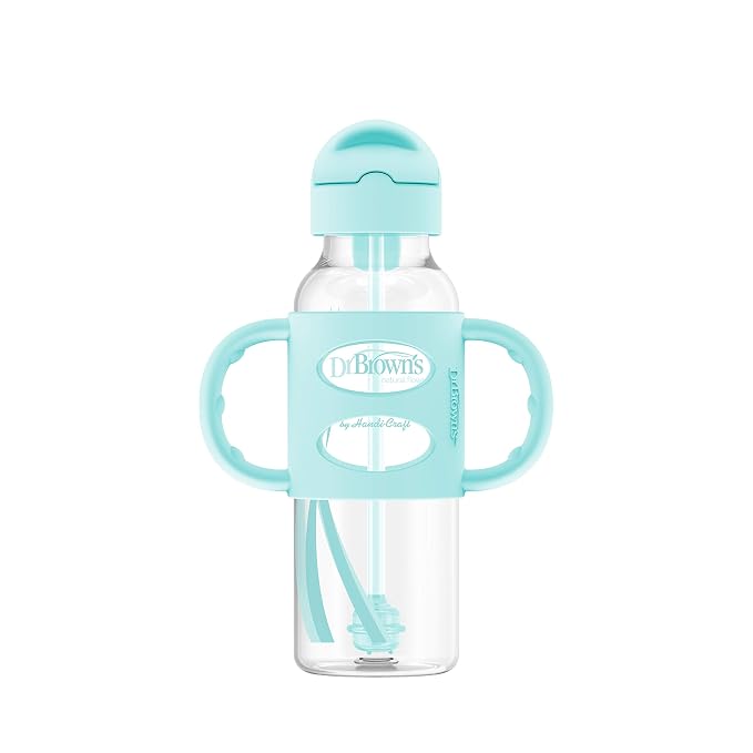 Dr. Brown's Milestones Narrow Sippy Straw Bottle, Spill-Proof - Image 4